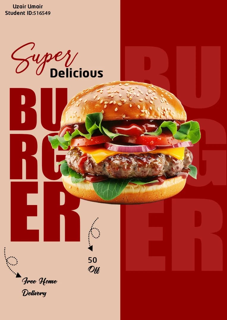 Burger — promotional poster